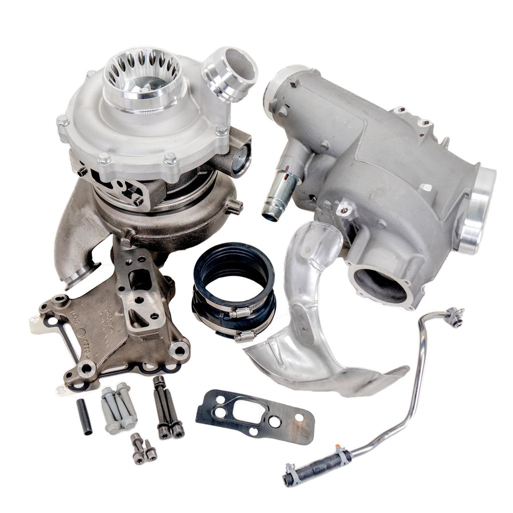 KC Turbos Stage 1 Warlock Turbo ALREADY HAS Piping Kit
